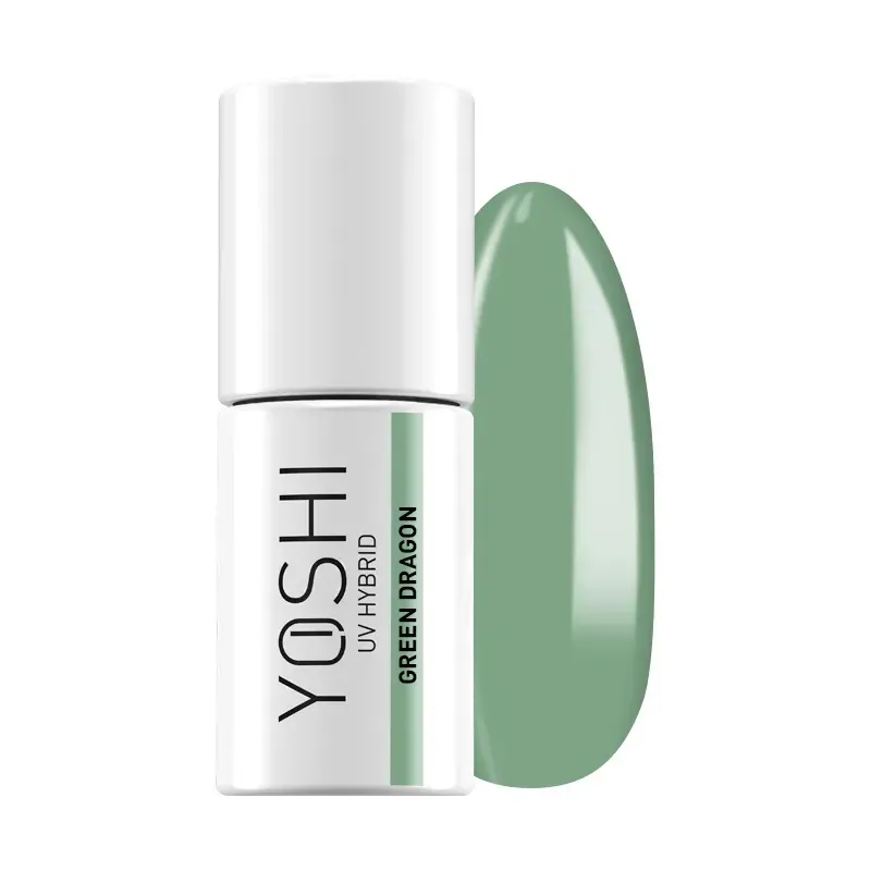 YOSHI Lakier Hybrydowy 104 Green Dragon 6ml YOSHI Lakier Hybrydowy 104 Green Dragon 6ml