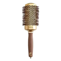 Olivia Garden Szczotka Expert Blowout Shine do modelowania i suszenia włosów złoto brązowa 55 mm