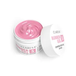 CLARESA ŻEL BUDUJĄCY RUBBER GEL DO PAZNOKCI PRZEDŁUŻANIA 5 UV/LED 90g