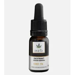 India Ekstrakt z konopi siewnej CBD 5% 10 ml