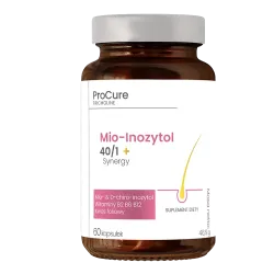 PRO CURE Tricholine Mio-Inozytol 40/1 + Synergy Suplement diety 60 kapsułek