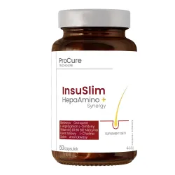 Pro Cure InsuSlim HepaAmino + Synergy 60 Kapsułek