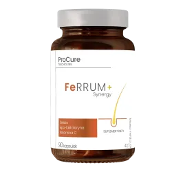 PRO CURE Tricholine FeRRUM + Synergy Suplement diety 90 kapsułek