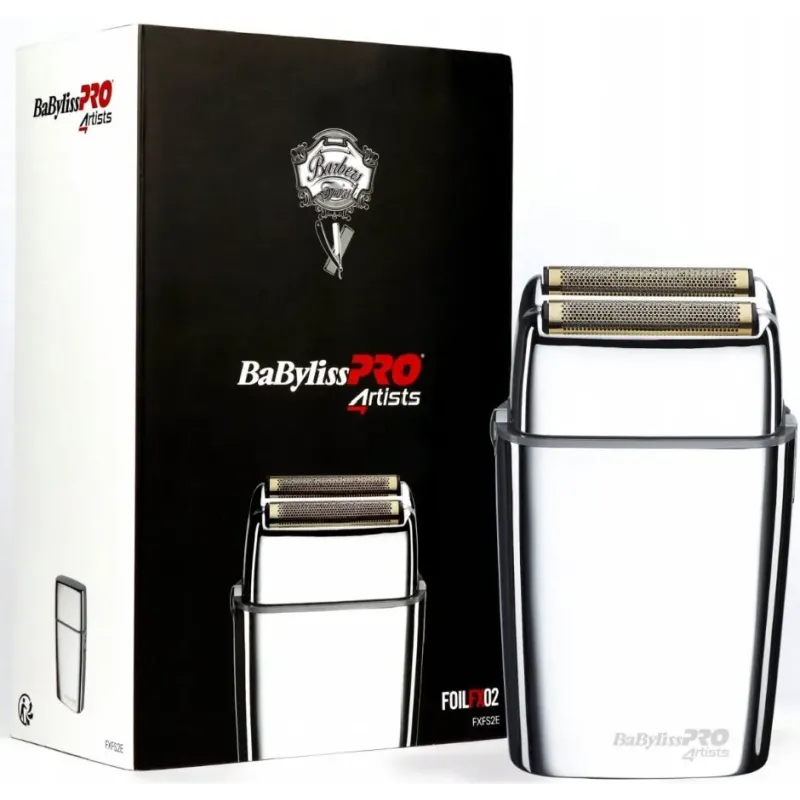 BaByliss PRO 4Artists, golarka bezprzewodowa, podwójna głowica, profesjonalna golarka foliowa, FXFS2E BaByliss PRO 4Artists, golarka bezprzewodowa, podwójna głowica, profesjonalna golarka foliowa, FXFS2E