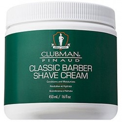Classic Barber Shave Cream klasyczny krem do golenia 453 ml Clubman Pinaud