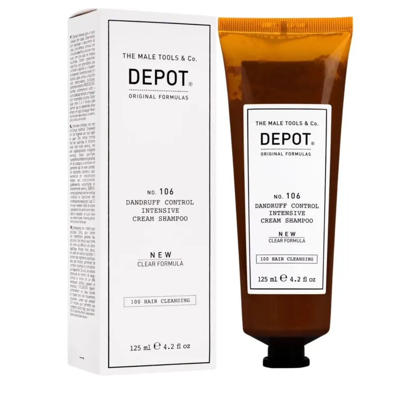 Depot No. 106, szampon przeciwłupieżowy w kremie, 125ml Depot No. 106, szampon przeciwłupieżowy w kremie, 125ml