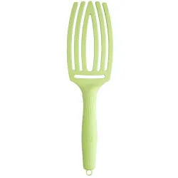 Olivia Garden Finger Brush Combo Medium Dolce Vita , Szczotka do Rozczesywania Włosów i Masażu, Green Pistachio Włosie Dzika