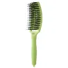 Olivia Garden Finger Brush Combo Medium Dolce Vita , Szczotka do Rozczesywania Włosów i Masażu, Green Pistachio Włosie Dzika