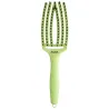 Olivia Garden Finger Brush Combo Medium Dolce Vita , Szczotka do Rozczesywania Włosów i Masażu, Green Pistachio Włosie Dzika