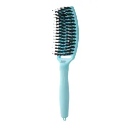Olivia Garden Finger Brush Combo Medium Dolce Vita , Szczotka do Rozczesywania Włosów i Masażu, Blue Sky Włosie Dzika