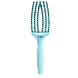 Olivia Garden Finger Brush Combo Medium Dolce Vita , Szczotka do Rozczesywania Włosów i Masażu, Blue Sky Włosie Dzika