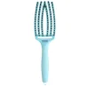 Olivia Garden Finger Brush Combo Medium Dolce Vita , Szczotka do Rozczesywania Włosów i Masażu, Blue Sky Włosie Dzika