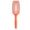 Olivia Garden Finger Brush Combo Medium Dolce Vita , Szczotka do Rozczesywania Włosów i Masażu, Orange Spritz Włosie Dzika