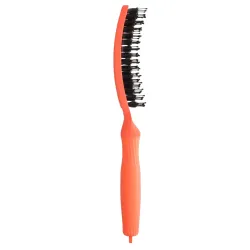 Olivia Garden Finger Brush Combo Medium Dolce Vita , Szczotka do Rozczesywania Włosów i Masażu, Orange Spritz Włosie Dzika
