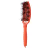 Olivia Garden Finger Brush Combo Medium Dolce Vita , Szczotka do Rozczesywania Włosów i Masażu, Orange Spritz Włosie Dzika