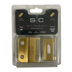 Stylecraft Ostrze Fade Gold + Slim Deep Tooth Gold