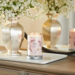 Yankee Candle Signature Pink Sands - świeca tumbler z dwoma knotami 567G