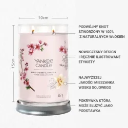 Yankee Candle Signature Pink Sands - świeca tumbler z dwoma knotami 567G