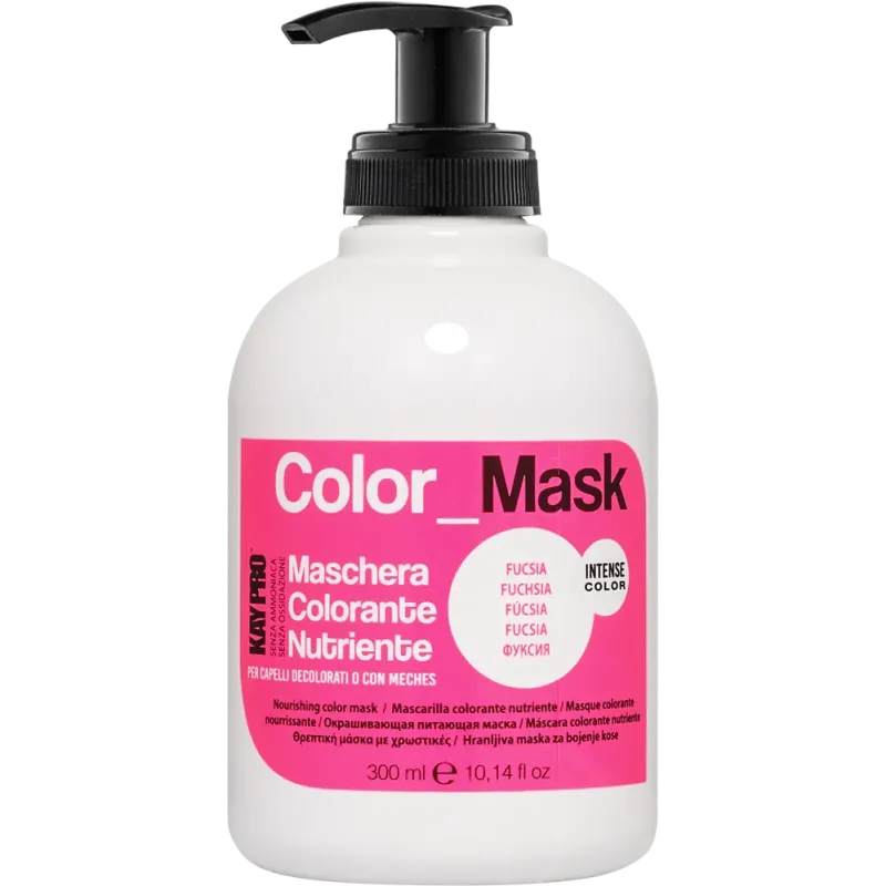 Kaypro Color Mask Fuchsia, Maska Koloryzująca i Tonująca Włosy, Fuksja 300ml
