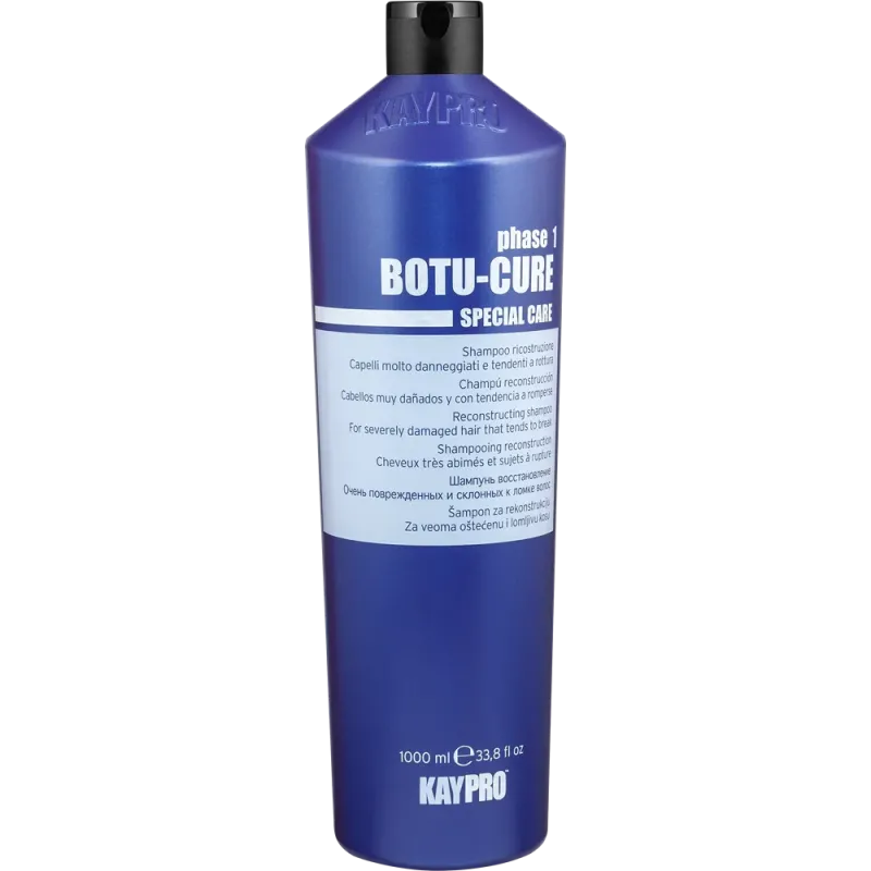 Kaypro Botu Cure Shampoo, Szampon Odbudowujący Włosy, Efekt Botoxu,1000ml Kaypro Botu Cure Shampoo, Szampon Odbudowujący Włosy, Efekt Botoxu,1000ml
