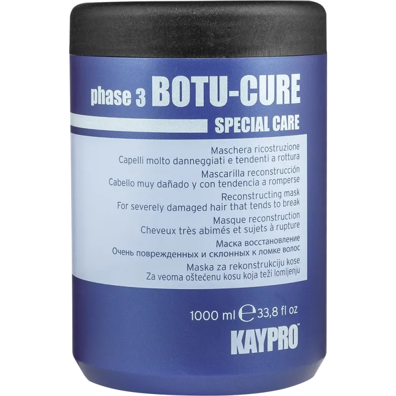 Kaypro Botu Cure Mask Maska Odbudowująca, Efekt Botox, 1000ml Kaypro Botu Cure Mask Maska Odbudowująca, Efekt Botox, 1000ml