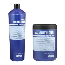 Kaypro Botu Zestaw Szampon + Maska do Odbudowy Włosów Zniszczonych, Efekt Boto 2X1000ML