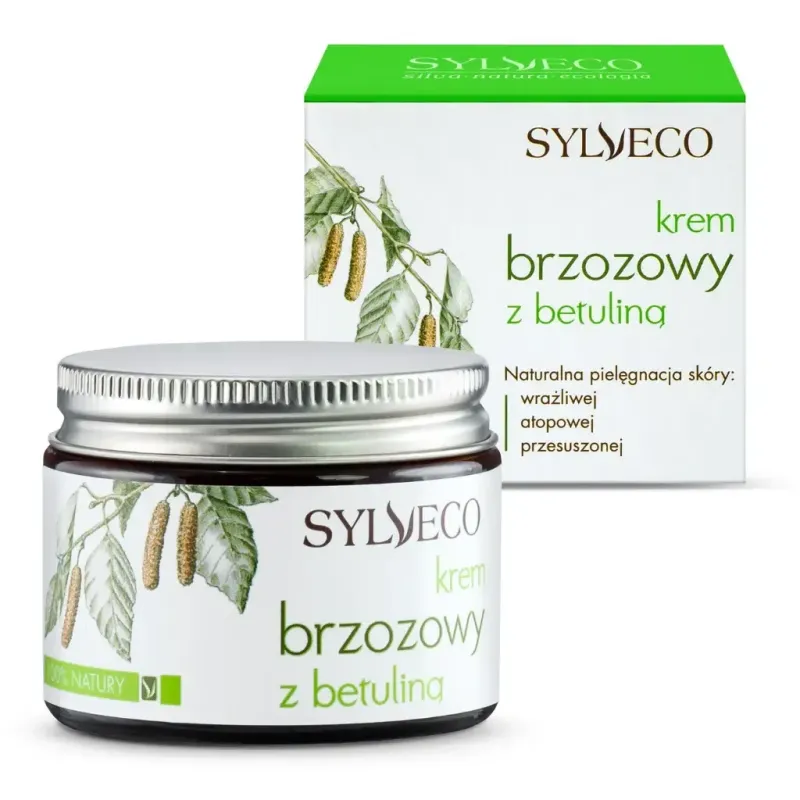 Sylveco Krem brzozowy z betuliną do skóry atopowej wrażliwej i przesuszonej 50ml Sylveco Krem brzozowy z betuliną do skóry atopowej wrażliwej i przesuszonej 50ml