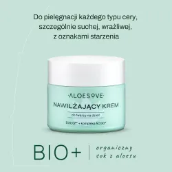 ALOESOVE Nawilżający krem do twarzy na dzień
