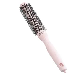 Olivia Garden Expert Blowout Speed Wavy Bristles Szczotka do suszenia i modelowania włosów różowa 25 mm