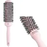 Olivia Garden Expert Blowout Speed Wavy Bristles Szczotka do suszenia i modelowania włosów różowa  45mm