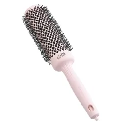 Olivia Garden Expert Blowout Speed Wavy Bristles Szczotka do suszenia i modelowania włosów różowa  45mm