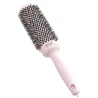Olivia Garden Expert Blowout Speed Wavy Bristles Szczotka do suszenia i modelowania włosów różowa  45mm