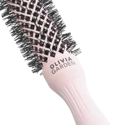 Olivia Garden Expert Blowout Speed Wavy Bristles Szczotka do suszenia i modelowania włosów różowa  45mm