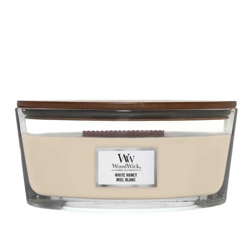 WoodWick White Honey Świeca Hearthwick 453,6g