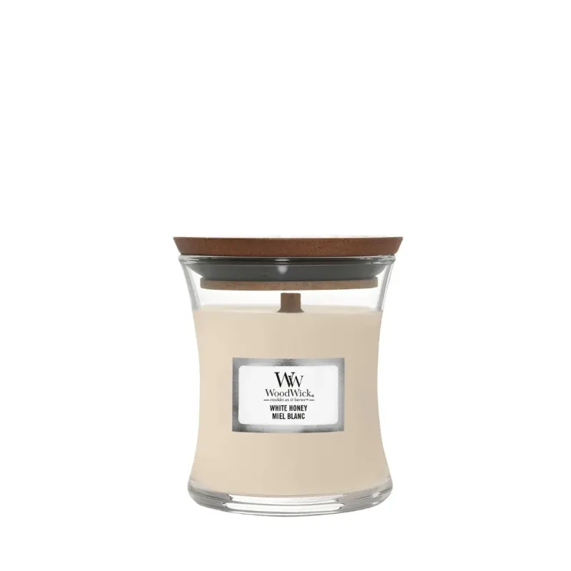 WoodWick White Honey Mała Świeca 85g WoodWick White Honey Mała Świeca 85g