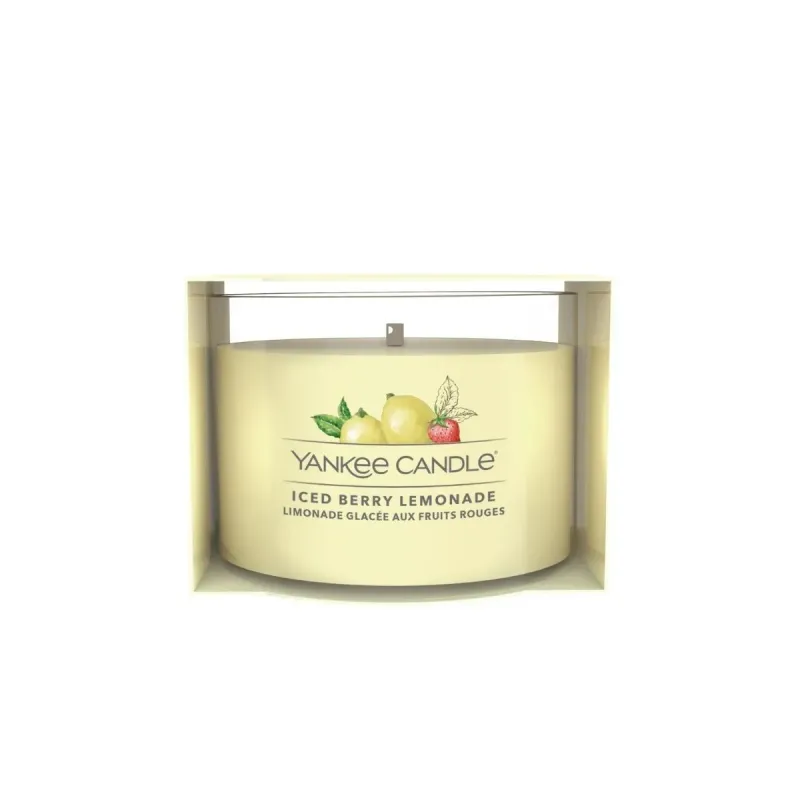 Yankee Candle Mini Iced Berry Lemonade Mini Świeca Zapachowa 37g Yankee Candle Mini Iced Berry Lemonade Mini Świeca Zapachowa 37g