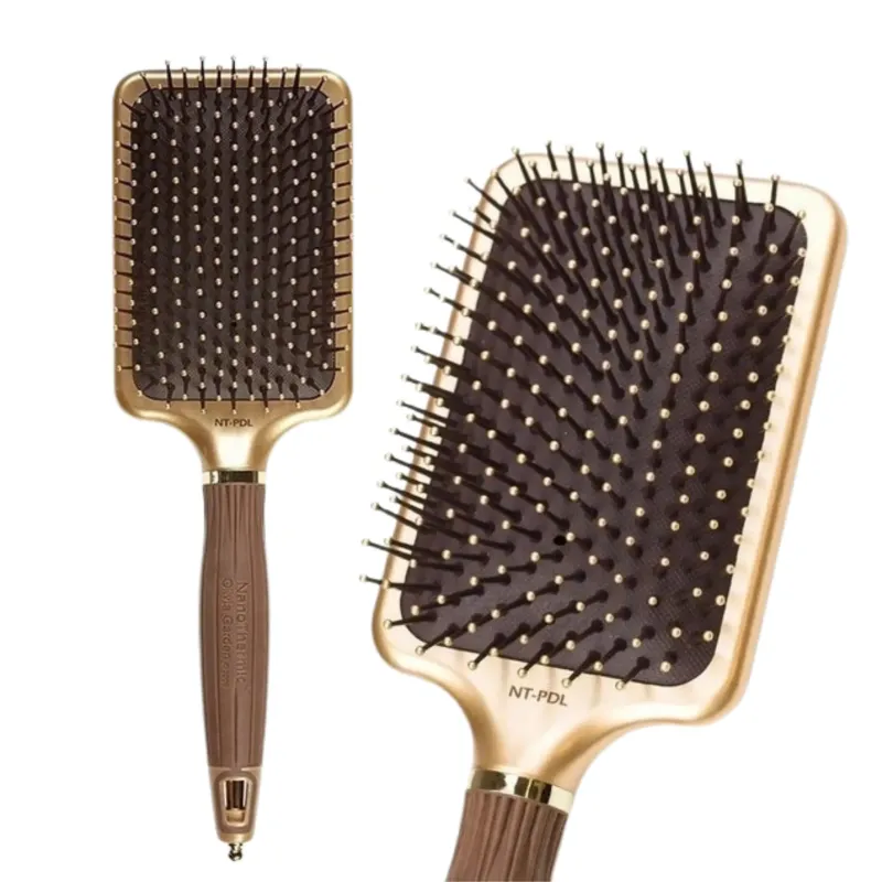 Olivia Garden Nano Thermic Paddle Termiczna Szeroka Szczotka Wiosłowa Płaska NT-PDL Olivia Garden Nano Thermic Paddle Termiczna Szeroka Szczotka Wiosłowa Płaska NT-PDL