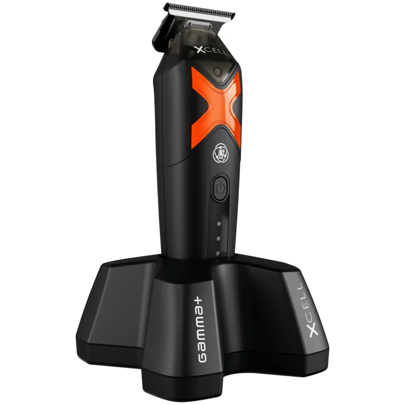 GAMMA PIU XCELL Trymer, Profesjonalny Trymer z Silnikiem Wektorowym IN2 o Prędkości Obrotowej 9.500 RPM GAMMA PIU XCELL Trymer, Profesjonalny Trymer z Silnikiem Wektorowym IN2 o Prędkości Obrotowej 9.500 RPM