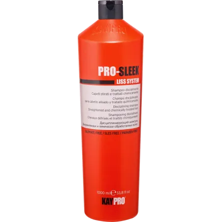 Kaypro Liss Pro-Sleek Shampoo Szampon Bez SLS i SLC Wygładzający po Zabiegu Prostowania 1000ml