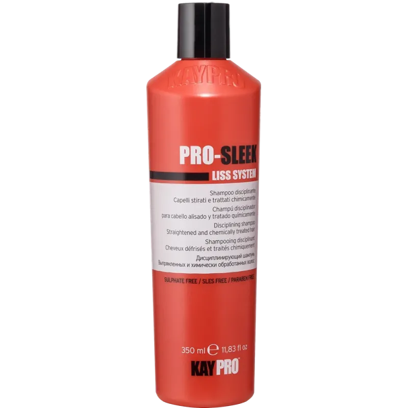 Kaypro Liss Pro-Sleek Shampoo Szampon Bez SLS i SLC Wygładzający po Zabiegu Prostowania 350ml