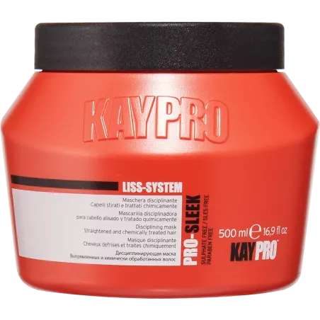 Kaypro Liss Pro-Sleek Mask Maska Bez SLS i SLC Wygładzająca po Zabiegu Prostowania 500ml