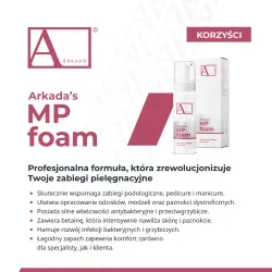 AArkada Arkada's MP Foam Manicure & Pedicure Treatments - Keratolityczna Pianka do Stóp 150ml