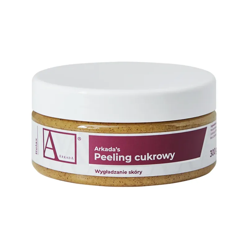 AArkada Arkada's Peeling Cukrowy z Naturalnymi Olejkami Eterycznymi do Pielęgnacji Dłoni i Stóp 300g