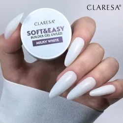 Claresa Żel Budujący Soft & Easy Milky White 90g