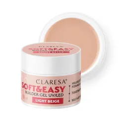 Claresa Żel Budujący Soft & Easy  Light Beige 90g
