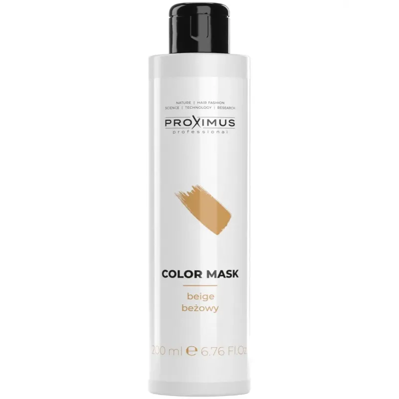PROXIMUS Color Mask beżowa maska koloryzująca do włosów 200ML PROXIMUS Color Mask beżowa maska koloryzująca do włosów 200ML
