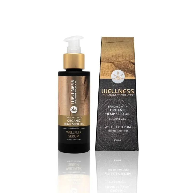 WELLNESS PREMIUM PRODUCTS Wellplex serum regenerujące do włosów łamliwych 100ml WELLNESS PREMIUM PRODUCTS Wellplex serum regenerujące do włosów łamliwych 100ml