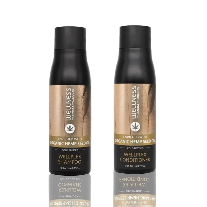 WELLNESS PREMIUM PRODUCTS Wellplex zestaw (szampon 500ml | odżywka 500ml) WELLNESS PREMIUM PRODUCTS Wellplex zestaw (szampon 500ml | odżywka 500ml)