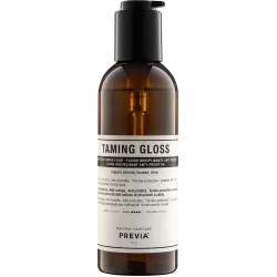 PREVIA Taming Gloss Almond&Linseed Oil Fluid wygładzający z organicznym wyciągiem z migdałów