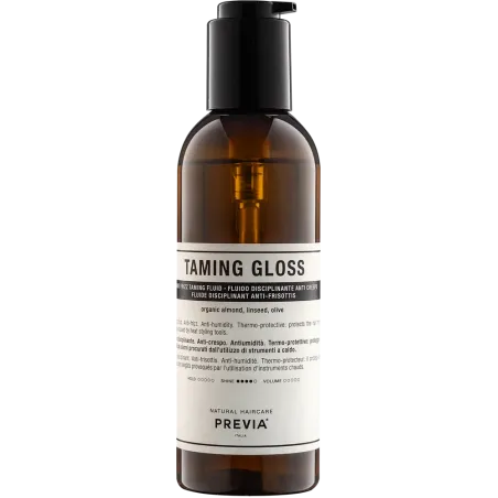 PREVIA Taming Gloss Almond&Linseed Oil Fluid wygładzający z organicznym wyciągiem z migdałów 200ml